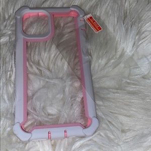 White and pink IPhone 11 Pro case